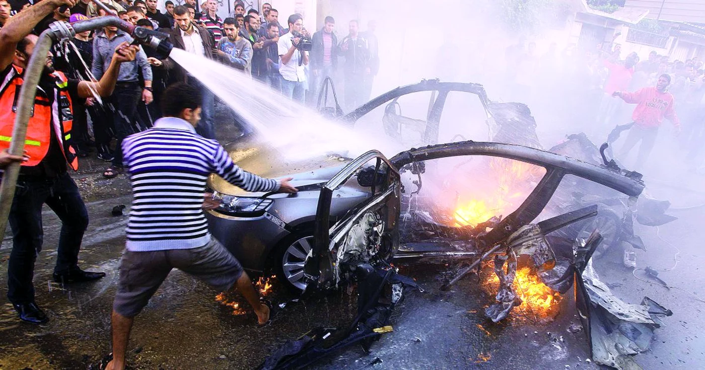 Atacurile israeliene au făcut 13 victime în Gaza şi numeroase pagube
materiale FOTO Reuters