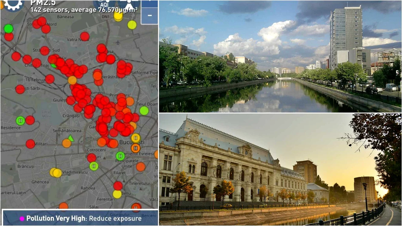 București. Sursa: Reddit și Wikipedia. 