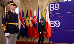 Nicușor Dan la Summitul B9 FOTO Inquam / Octav Ganea