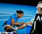 Caroline Wozniacki medic genunchi  la Australian Open 2018 FOTO Guliver / Getty Images / Scott Barbour