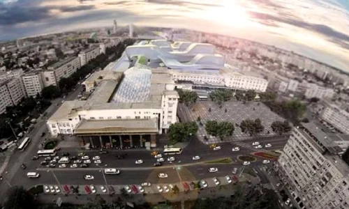 Într unul dintre proiectele făcute pentru noua Gară de Nord, e propusă reconstruirea ei lângă Podul Grant, la 1,3 kilometri față de locul actual jpeg