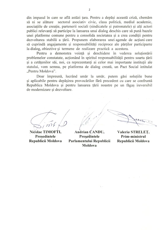 apelul lui candu timofti si strelet