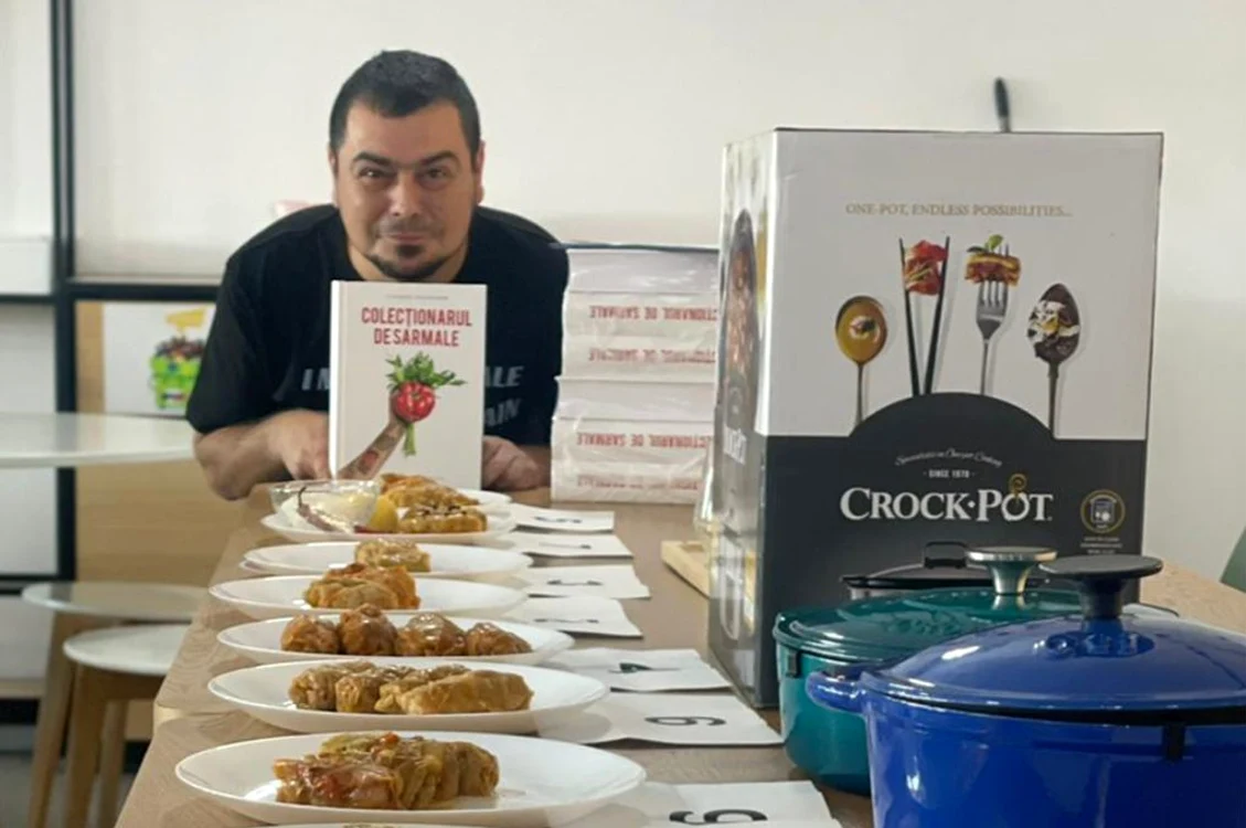 Cosmin Dragomir este autorul volumului „Colecționarul de Sarmale și alte povestiri gastronomice“