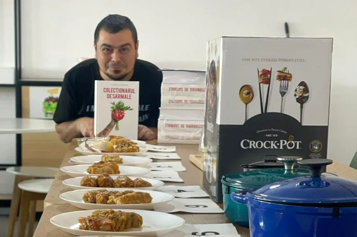 Cosmin Dragomir este autorul volumului „Colecționarul de Sarmale și alte povestiri gastronomice“