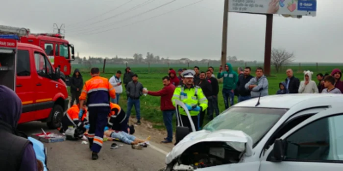 Accident rutier între Constanţa şi Valu lui Traian Sursa ISU Constanţa