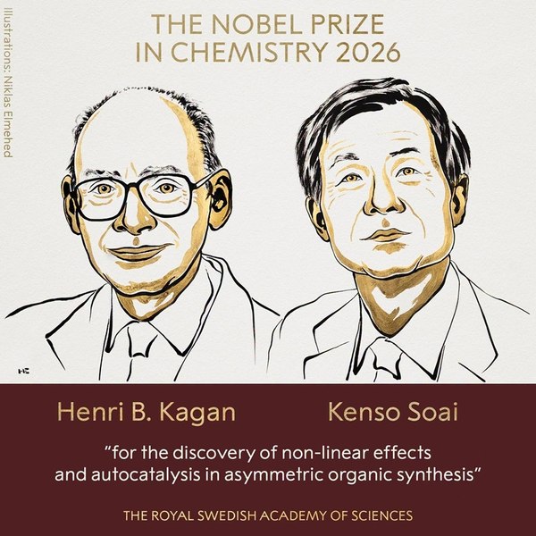 Premiul Nobel pentru Chimie 2026: Henri B. Kagan și Kenso Soai, câștigători pentru o descoperire esențială în sinteza organică