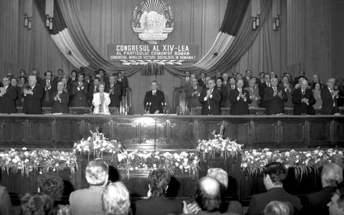 Ultimul Congres al PCR, din 20 noiembrie 1989 FOTO Comunismul în România