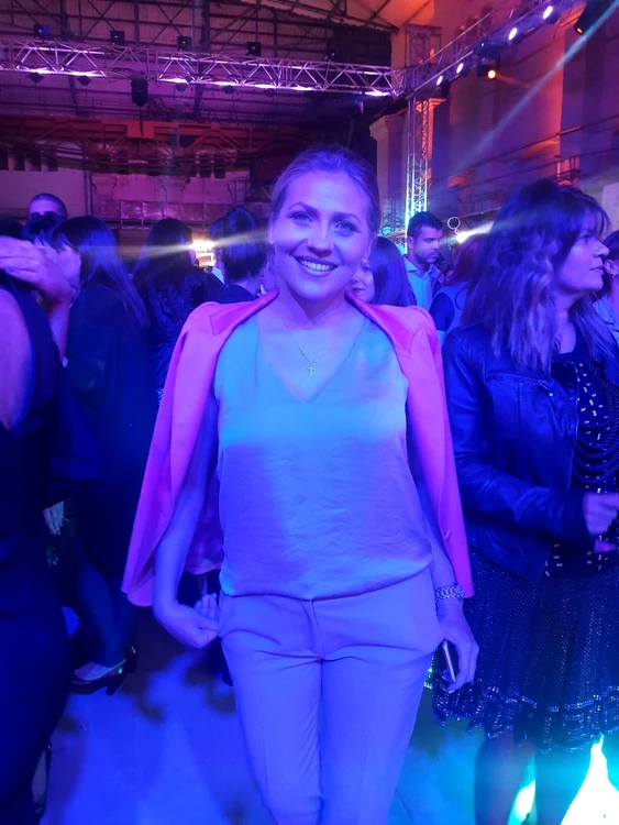 Mirela Boureanu Vaida, la petrecerea trustului Intact