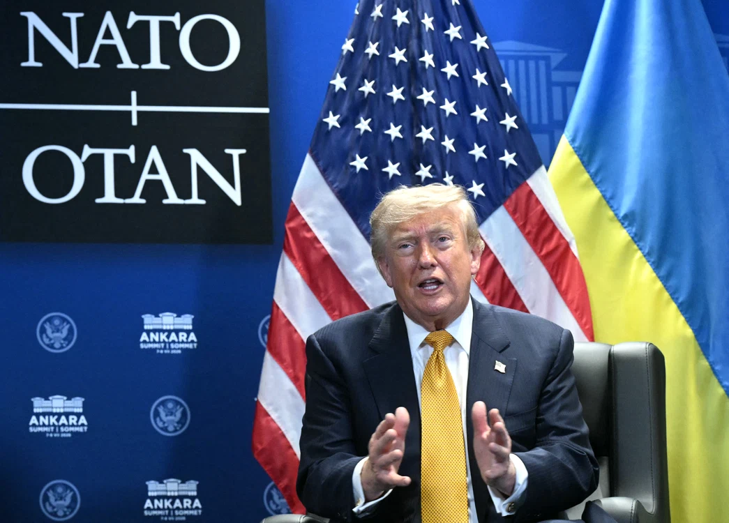 Donald Trump la Summitul NATO de la Ankara FOTO AFP