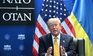Donald Trump la Summitul NATO de la Ankara FOTO AFP