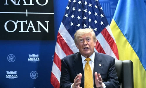 Donald Trump la Summitul NATO de la Ankara FOTO AFP