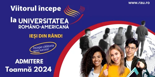 inscrierile la sesiunea de admitere din toamna sunt deschise pana pe 13 septembrie la universitatea romano americana jpg