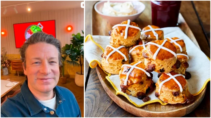 „Hot Cross Scones”, rețeta lui Jamie Oliver - Foto: Instagram/jamieoliver.com