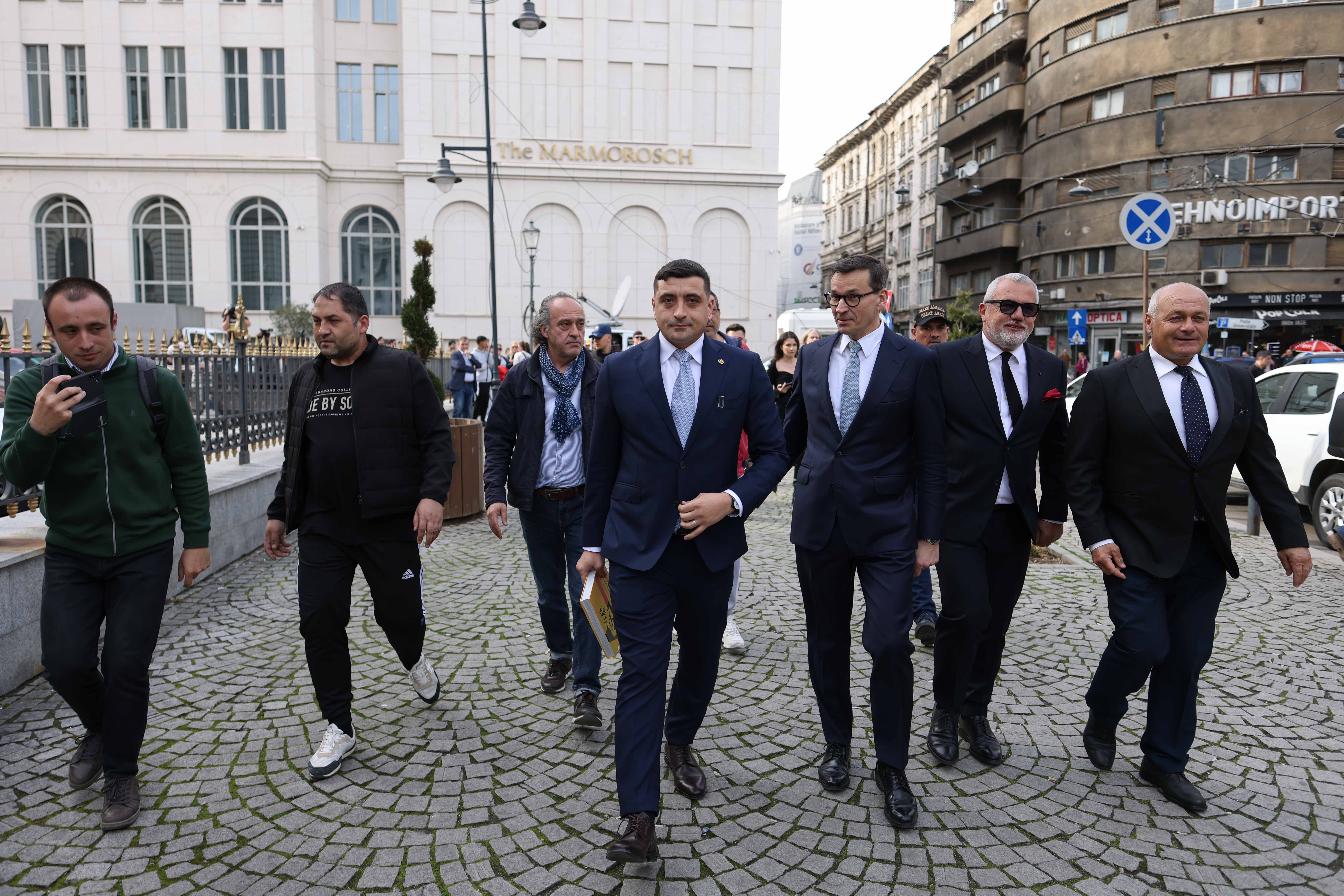  George Simion și-a depus, vineri,  candidatura la prezidențiale. FOTO Inquam Photos