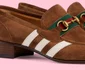 Așa arată mocasinii Gucci - Adidas. foto: Gucci.com