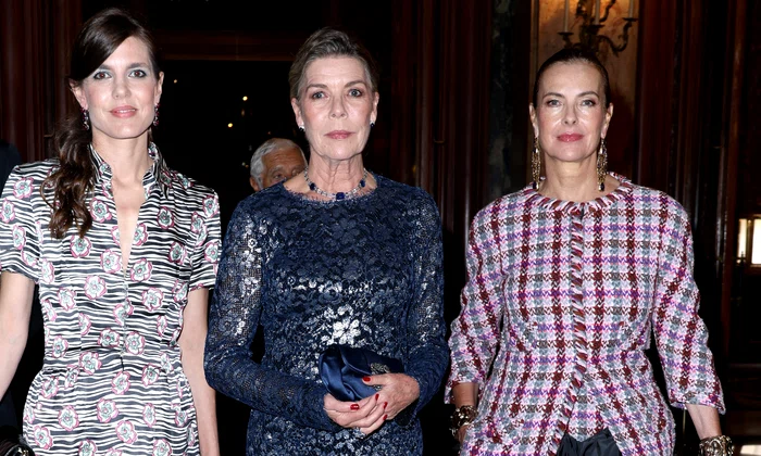 Printesa Charlotte Casiraghi, Printesa Caroline de Monaco si actrita Carole Bouquet   GettyImages 1735708419 jpg