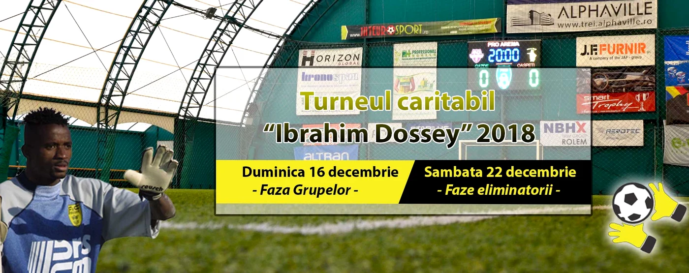 
    Câţiva tineri cu suflet mare organizează de ani buni Turneul Memorial “Ibrahim Dossey”, iar înaintea Crăciunului abia trecut l-au omagiat din nou pe fostul portar decedat în 2008 la doar 36 de aniFoto: Click!  
