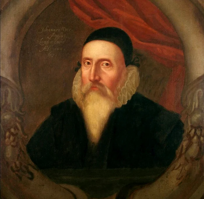 Potretul de la bătrânețe al lui John Dee FOTO wikipedia
