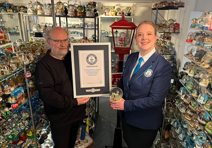 Bărbatul, premiat de Guinness World Records FOTO: FB