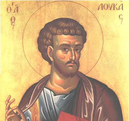 Sfântul Evanghelist Luca. FOTO Arhiepiscopia Argeșului și Muscelului