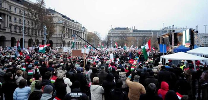 Opoziţia ungară, miting de protest la adresa guvwernului Orban