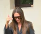 Adela Popescu la botezul Ninei, cea de a cincea fiica a Laurei Cosoi.