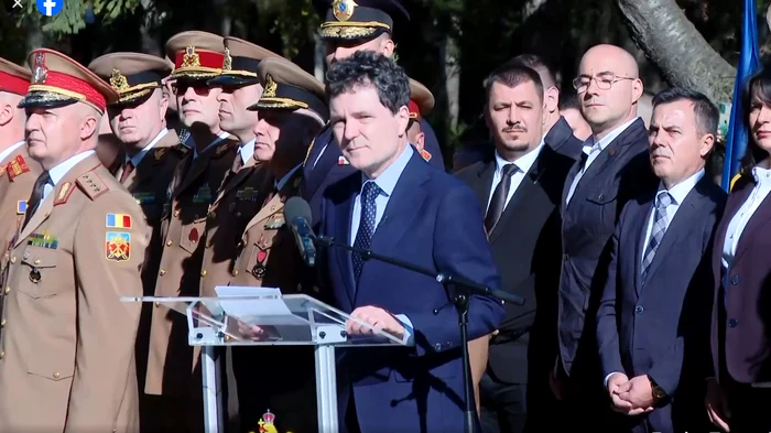 Nicușor Dan celebrează Ziua Armatei la Iași FOTO Captură video Facebook / Nicușor Dan