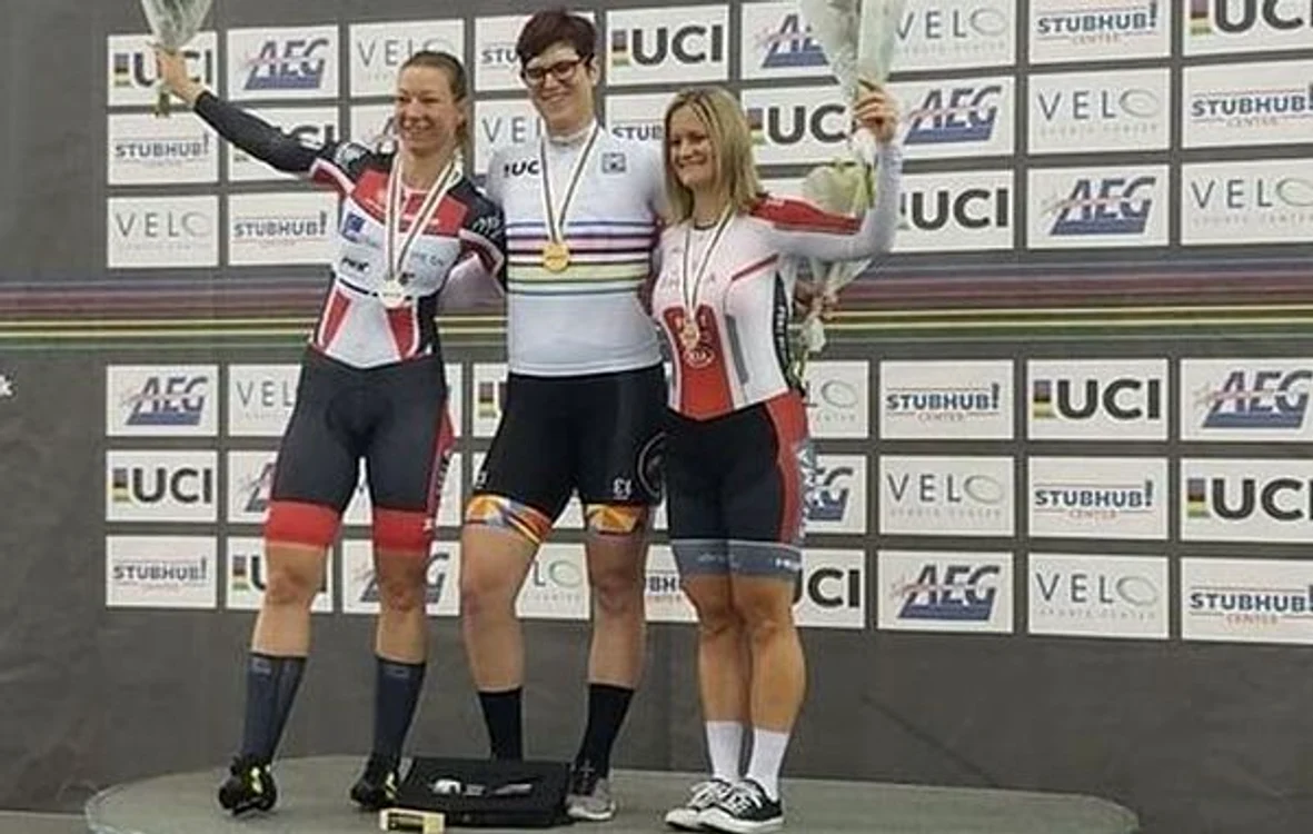 
    Canadianca Rachel McKinnon este prima campioana mondiala transsexualFOTO: Twitter  