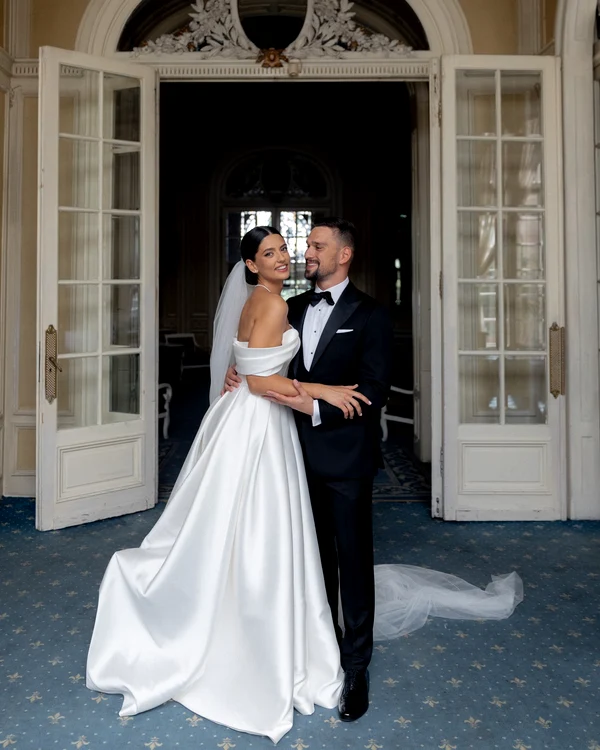 Vlad Gherman și Oana Moșneagu au spus „Da” în fața altarului / Sursă foto: Facebook