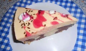 Tort cu mango si piersici jpeg