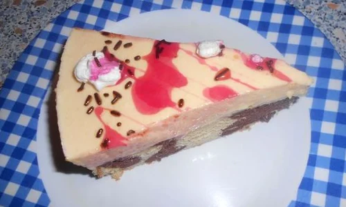 Tort cu mango si piersici jpeg