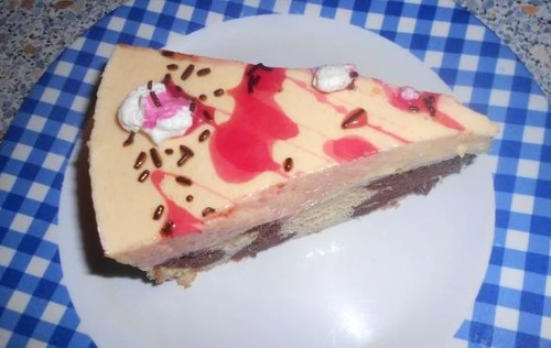 Tort cu mango si piersici jpeg