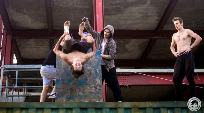 Parkour este practicat și la Timișoara FOTO Priku