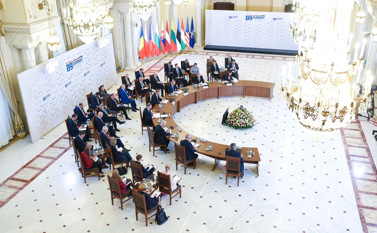 Palatul Cotroceni este gazda Summitului B9. FOTO: Presidency