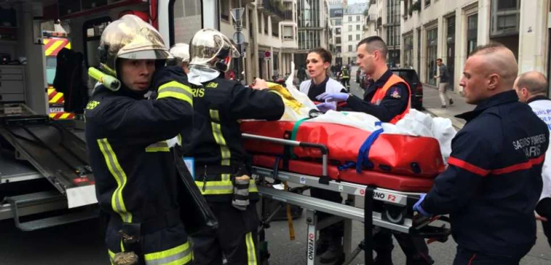 atac intr-o redactie din Paris FOTO AFP