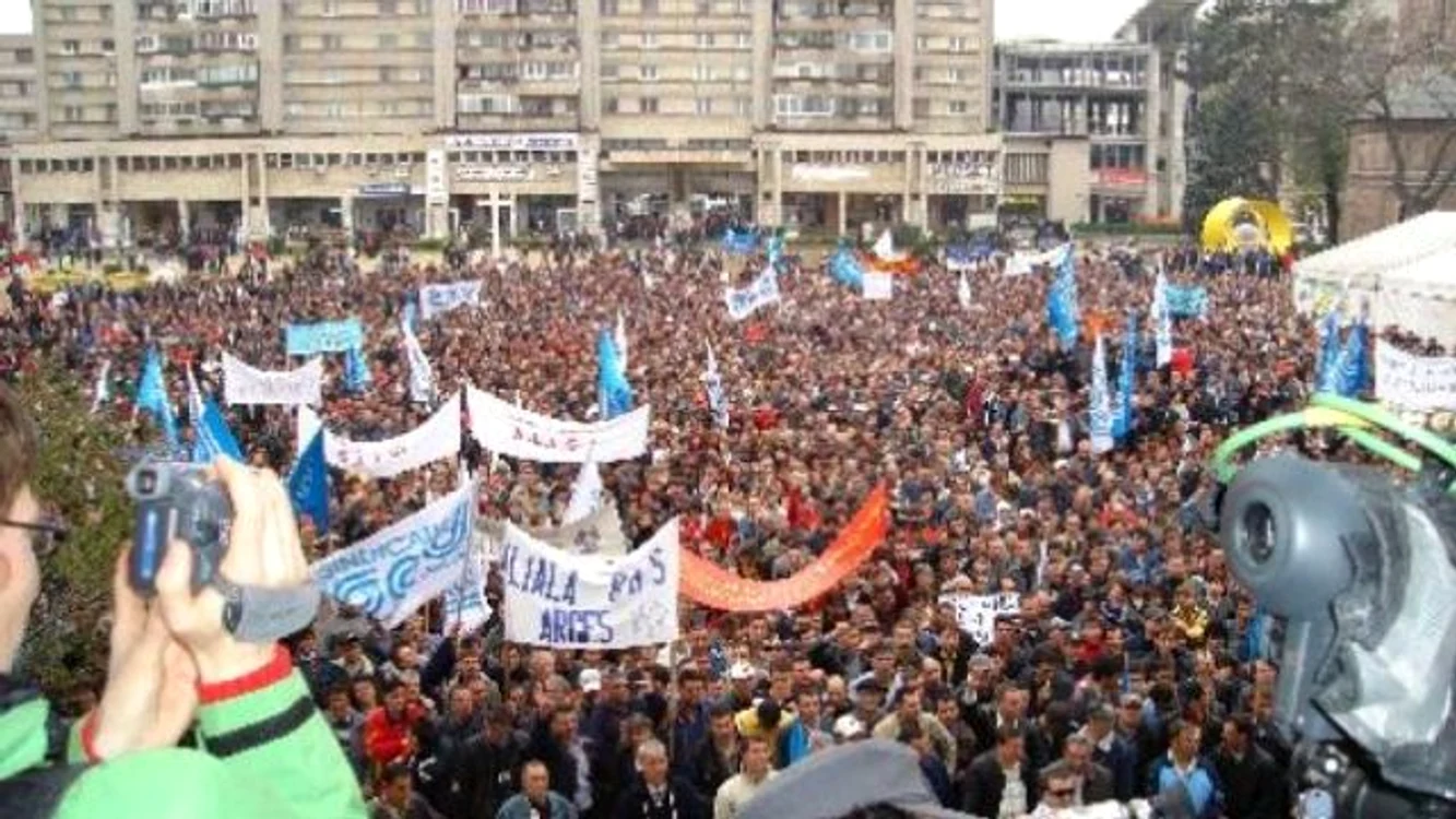 Ultima grevă generală a fost la Dacia în 2008 FOTO: Denis Grigorescu