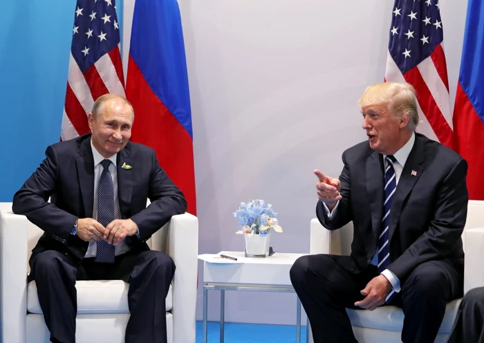 Preşedintele Rusiei Vladimir Putin şi omologul său american Donald Trump