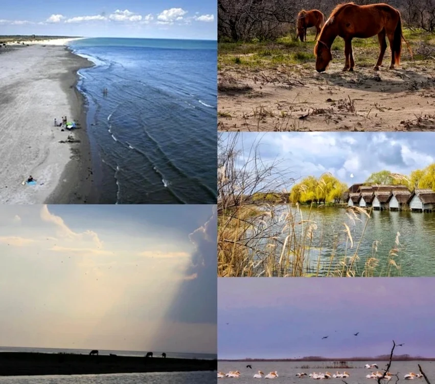 plaja salbatica Sfantu Gheorghe / Foto Colaj Click