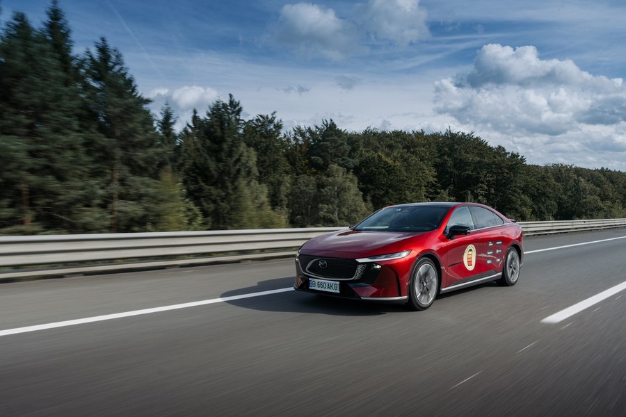 Mazda 6e în Eurocharge 2025