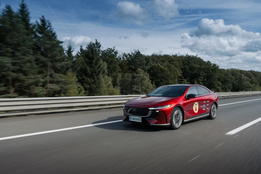 Mazda 6e în Eurocharge 2025