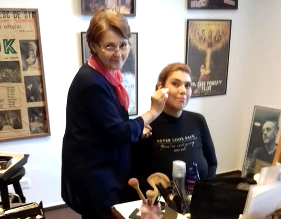 Ioana Tufaru a avut rolul unei vanzătoare de pește