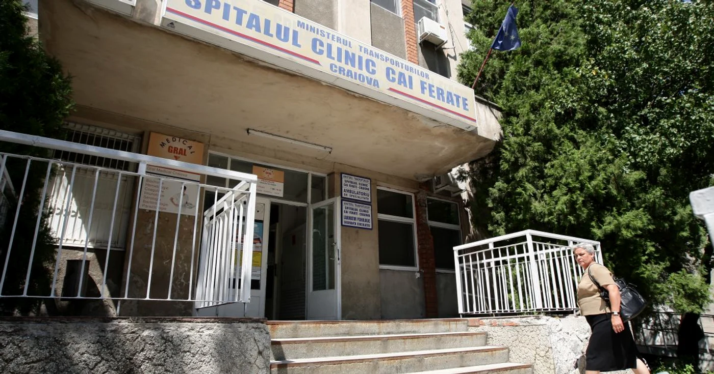 Spitalul CFR din Craiova.