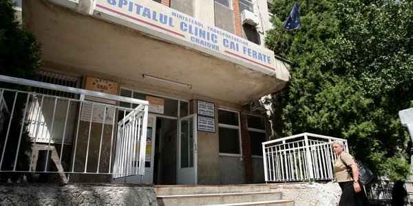 Spitalul CFR din Craiova.