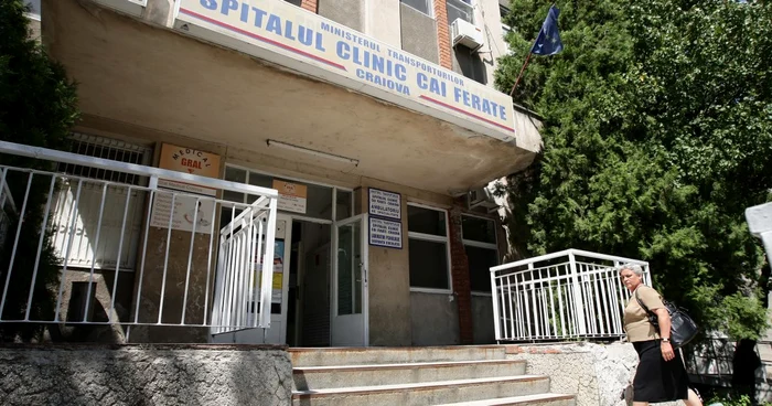 Spitalul CFR din Craiova.