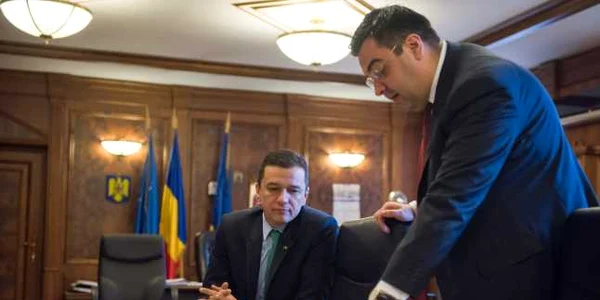  Sorin Grindeanu la Ministerul Transporturilor - cu Razvan Cuc FOTO gov.ro 