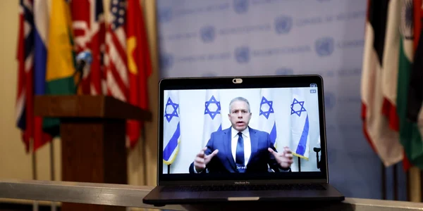 gilad erdan ambasador israel sedinta consiliului de securitate al onu 16 mai 2021 foto epa efe