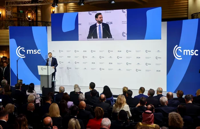 Vicepreședintele SUA JD Vance la Conferința de securitate de la Munchen/FOTO:X