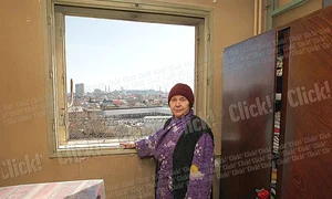 Apartamentul  bătrânei era ieri  răvăşit în urma  exploziei puternice () jpeg