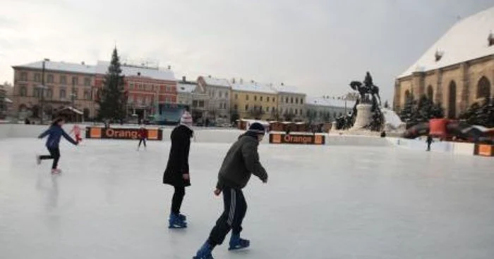 Patinoarul a atras anul trecut, în medie, câte 300 de clujeni.