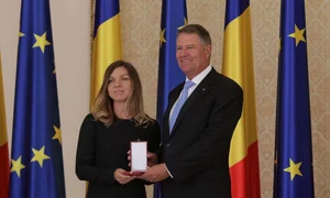 Simona Halep a fost decorată de președintele Klaus Iohannis jpeg